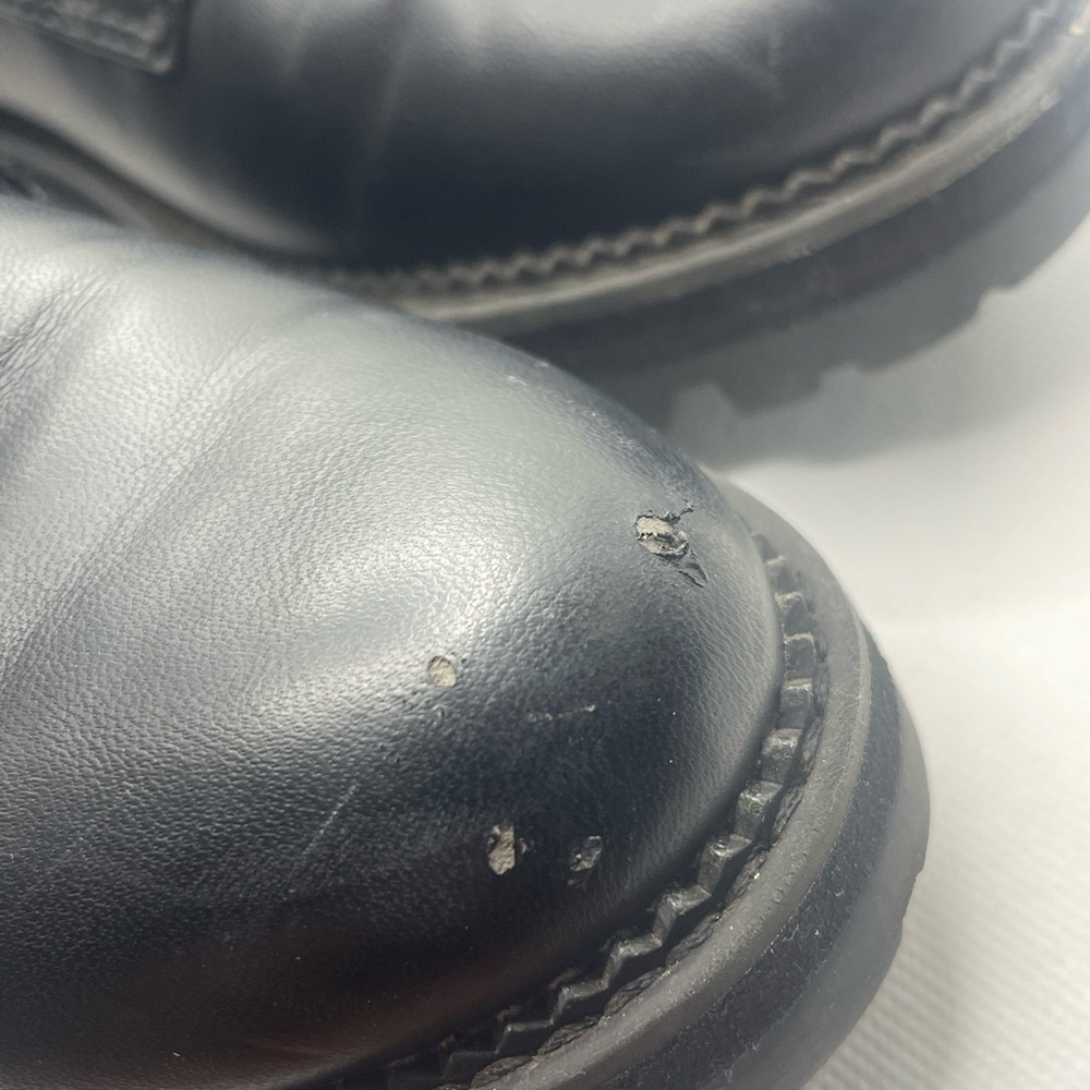 Girls' Zipper Lace-Up Boots Black Size 6 - Picture 10 of 12